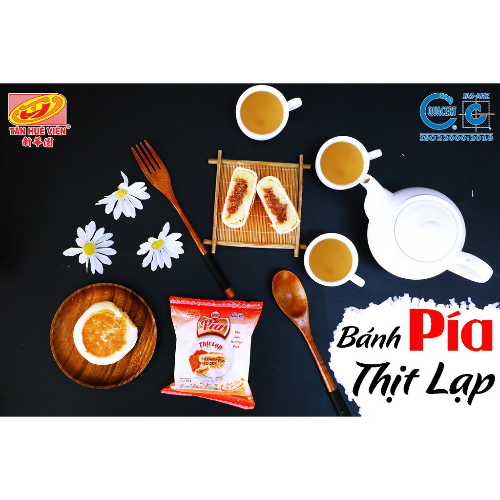 Bánh Pía Thịt lạp Tân Huê Viên Túi 400g x 4 bánh