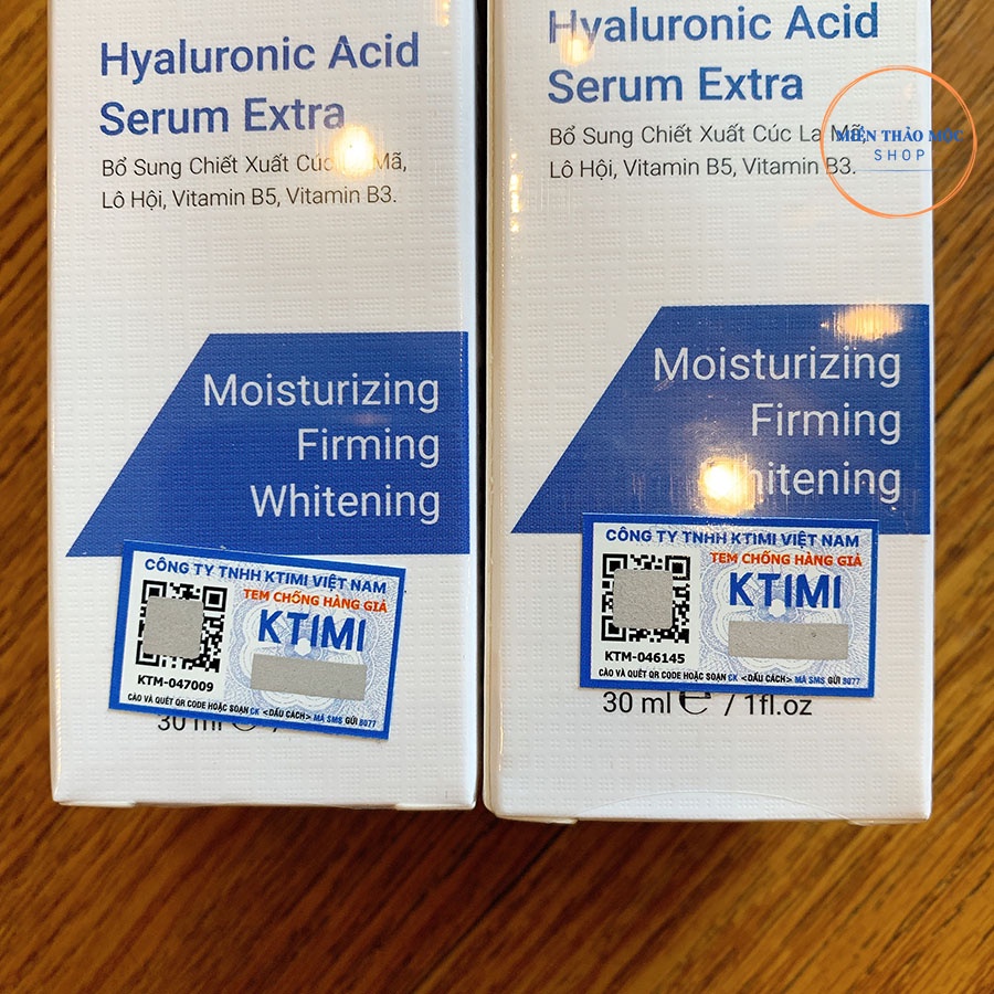 KTIMI HYALURONIC ACID SERUM EXTRA - Serum cấp ẩm Ktimi căng mịn da