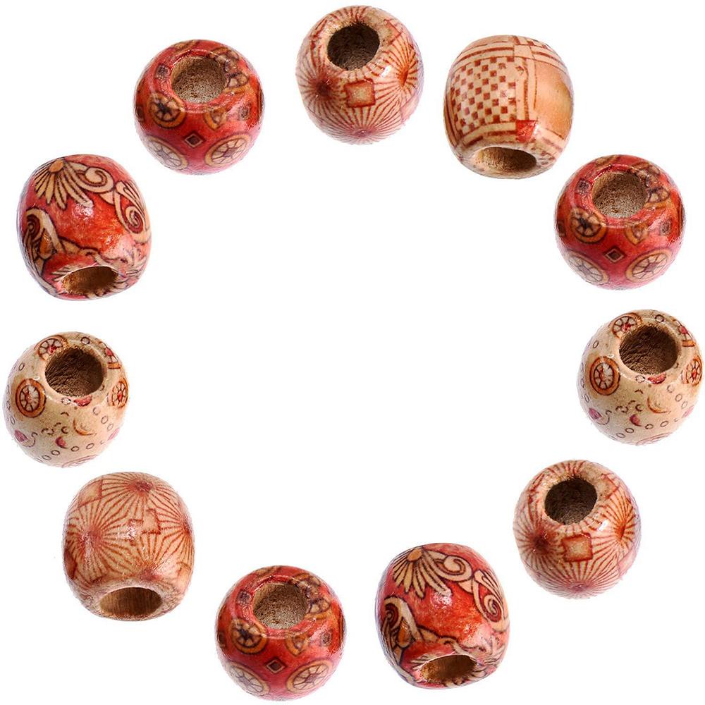 Mocho Vòng Bện Tóc Dreadlock Hỗn Hợp Hạt Hỗn Hợp Tạo Kiểu Tóc Dreadlock Thủ Công