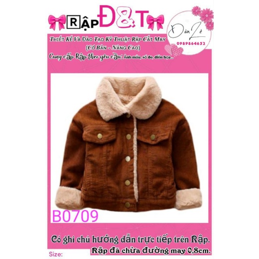 176 Rập giấy_ áo khoác bé trai(1-10t)
