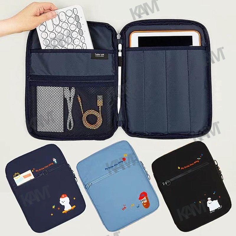 Túi Đựng Máy Tính Bảng Bằng Vải canvas Chống Sốc Cho iPad 9.7 / 10.2 inch