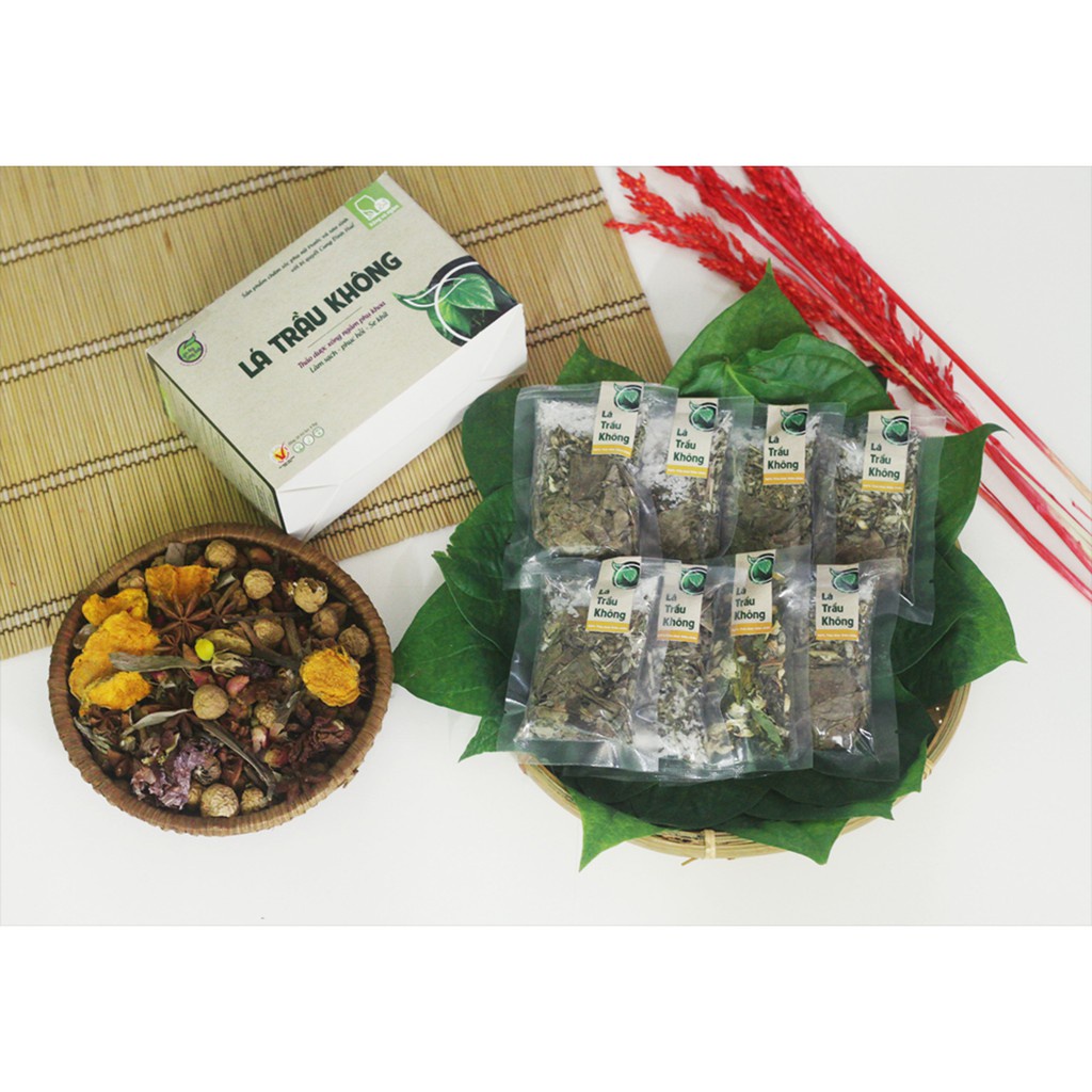 Lá trầu không bảo nhiên 100% tự nhiên, không chất bảo quản.