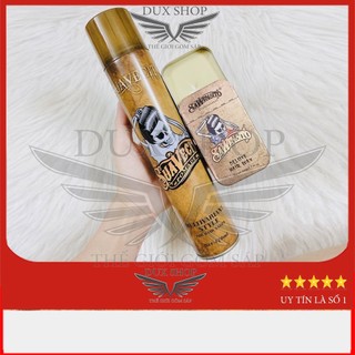 Combo gôm xịt + sáp vuốt tóc sawensito pomade siêu giữ nếp