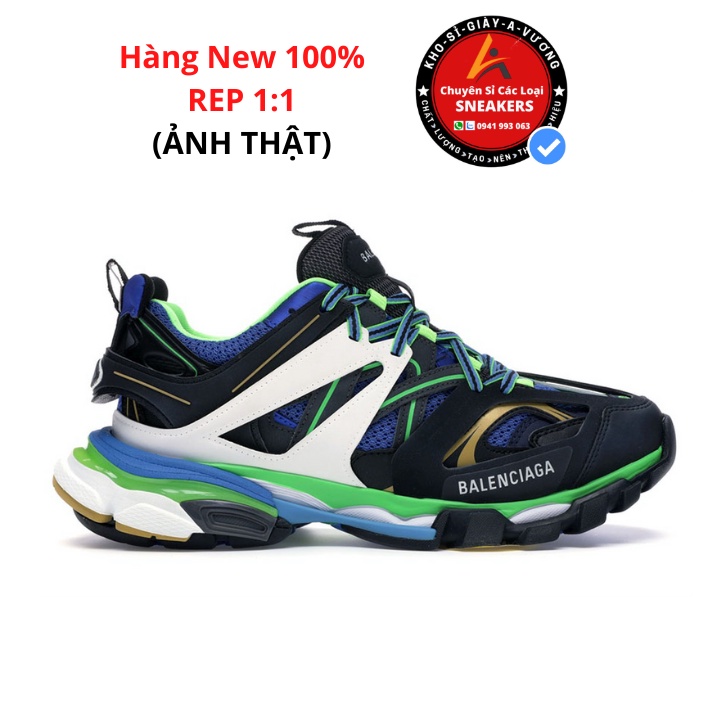 SNEAKER NAM NỮ BALENCIAGA - GIÀY THỂ THAO TRACK 3.0 SẢN XUẤT THEO TIÊU CHUẨN HÀNG AU