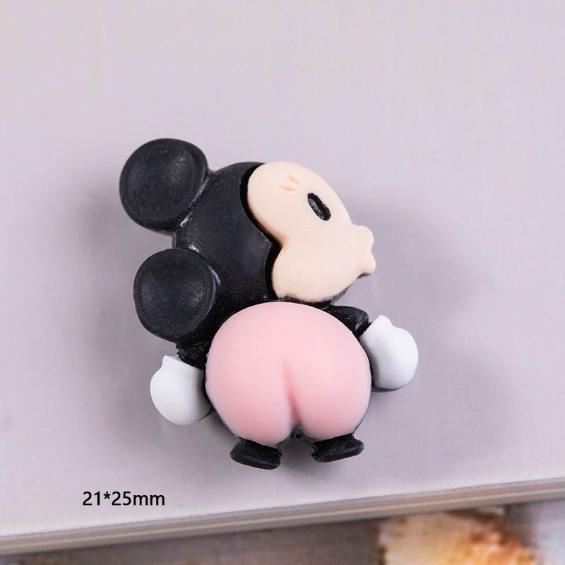 Miếng Dán Trang Trí Điện Thoại Họa Tiết Hoạt Hình Động Vật 3D Dễ Thương DIY