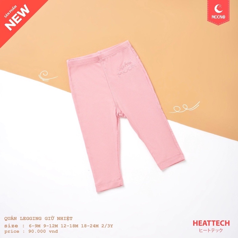 Quần legging giữ nhiệt cho bé từ 6 tháng đến 3 tuổi hãng Moon