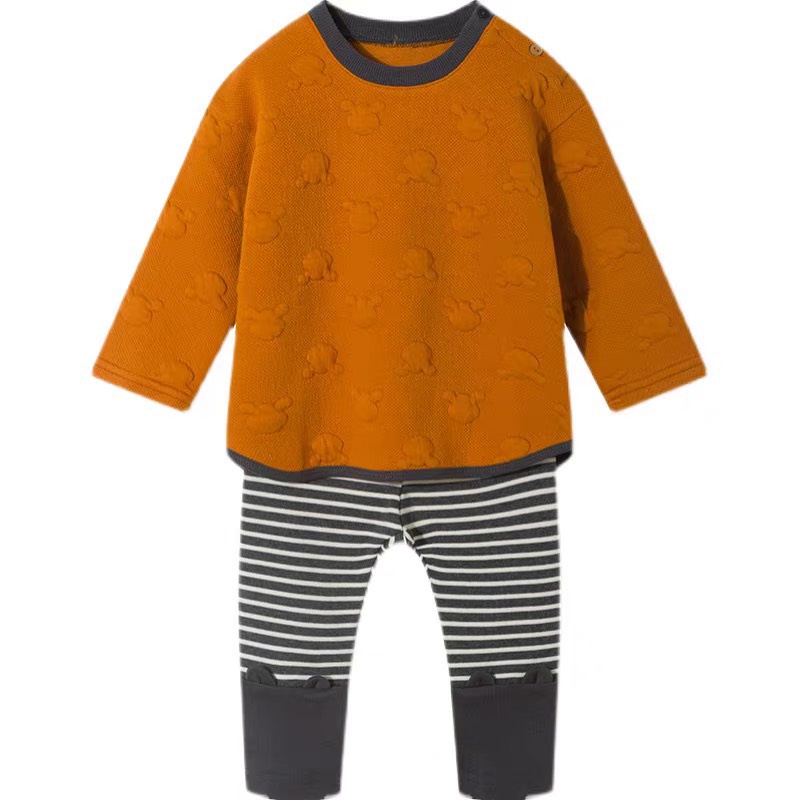 Bộ nỉ da cá TQXK dư xịn cho bé trai từ 10 kg - 16 kg