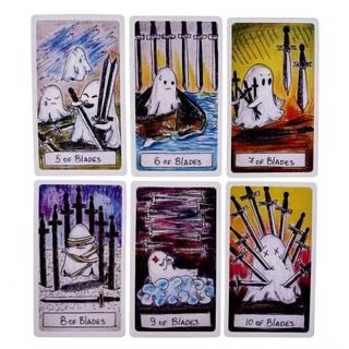 Bộ Bài Cute Ghost Tarot 78 Lá Bài E117