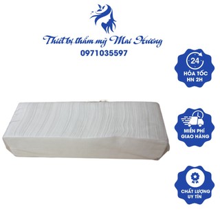 Cây 200 tờ giấy lau mặt cho thẩm mỹ, spa mềm mịn độ thấm hút vượt trội không gây rát da