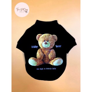 Áo thun gấu teddy bear cho chó mèo- quần áo thú cưng áo thun cho chó mèo