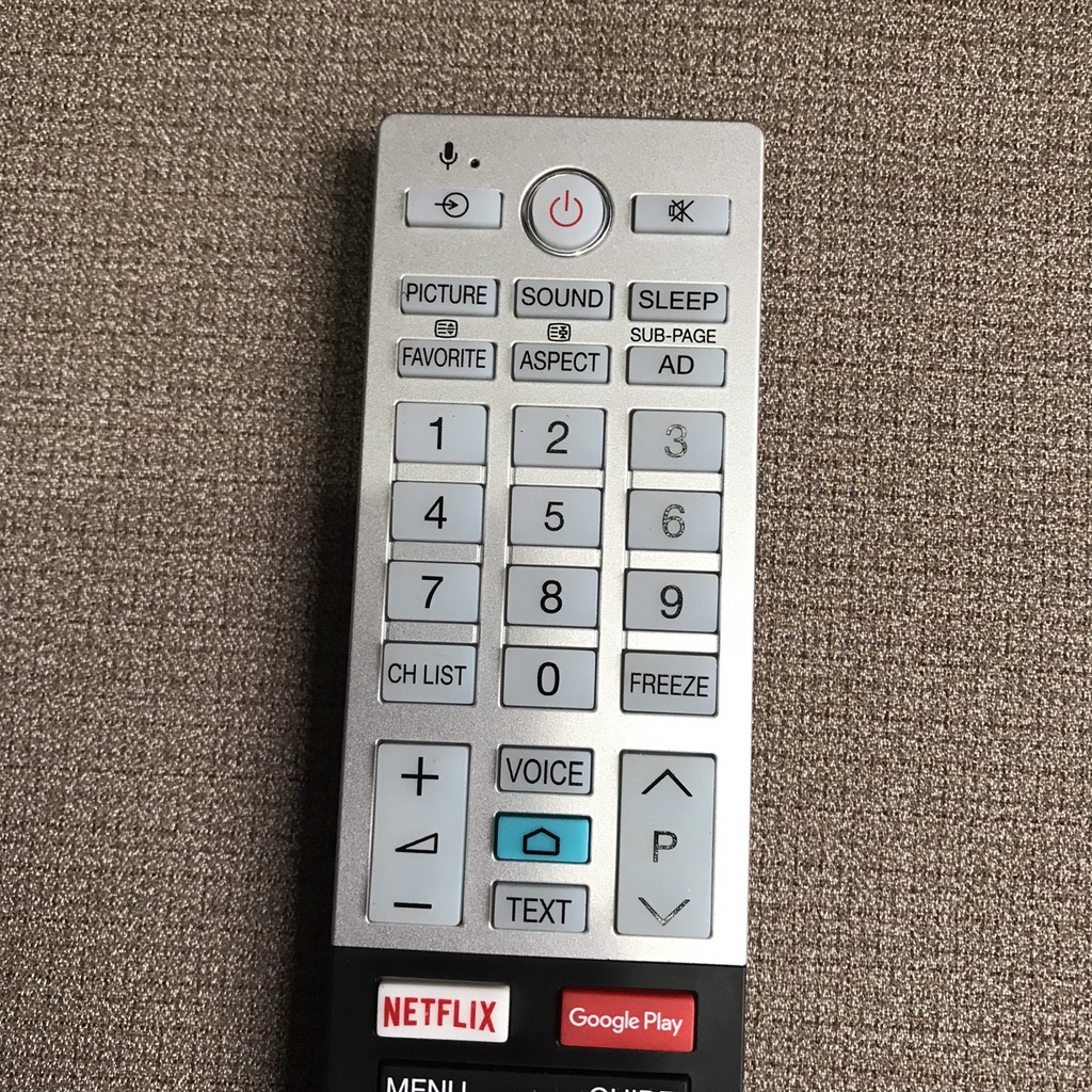 Điều khiển tivi toshiba giọng nói CT-8536 , Remote TV toshiba giọng nói dòng U9850 hàng chính hãng mới 100%