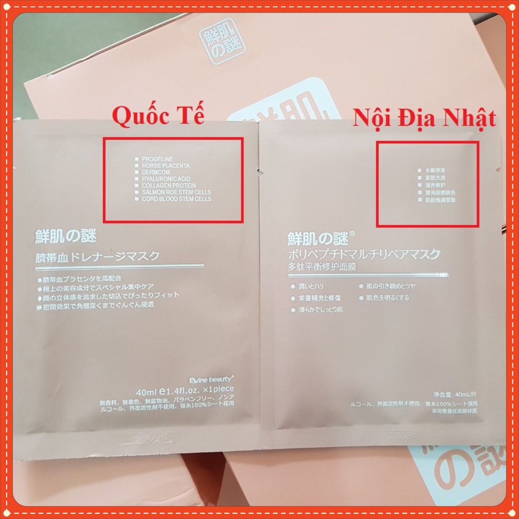 Mặt Nạ Nhau Thai Cừu Chính Hãng Nhật