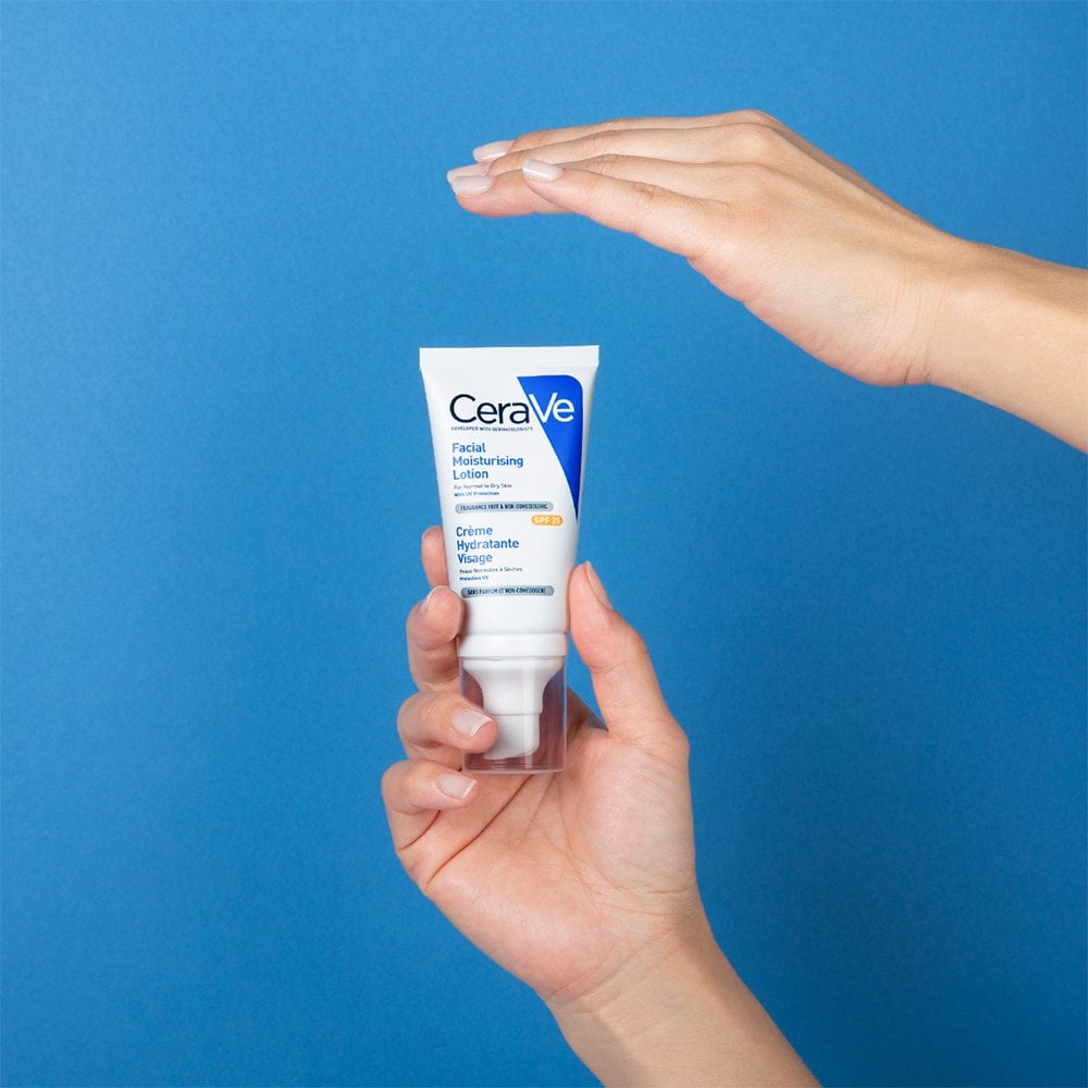 Sữa Dưỡng Ẩm Cerave Facial Moisturising Lotion 52ml - Ngăn ngừa lão hóa, bảo vệ làn da mịn màng ẩm mượt