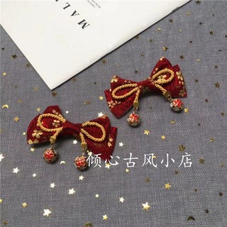 Kẹp tóc hình hoa anh đào phong cách lolita nhật bản giáng sinh năm mới