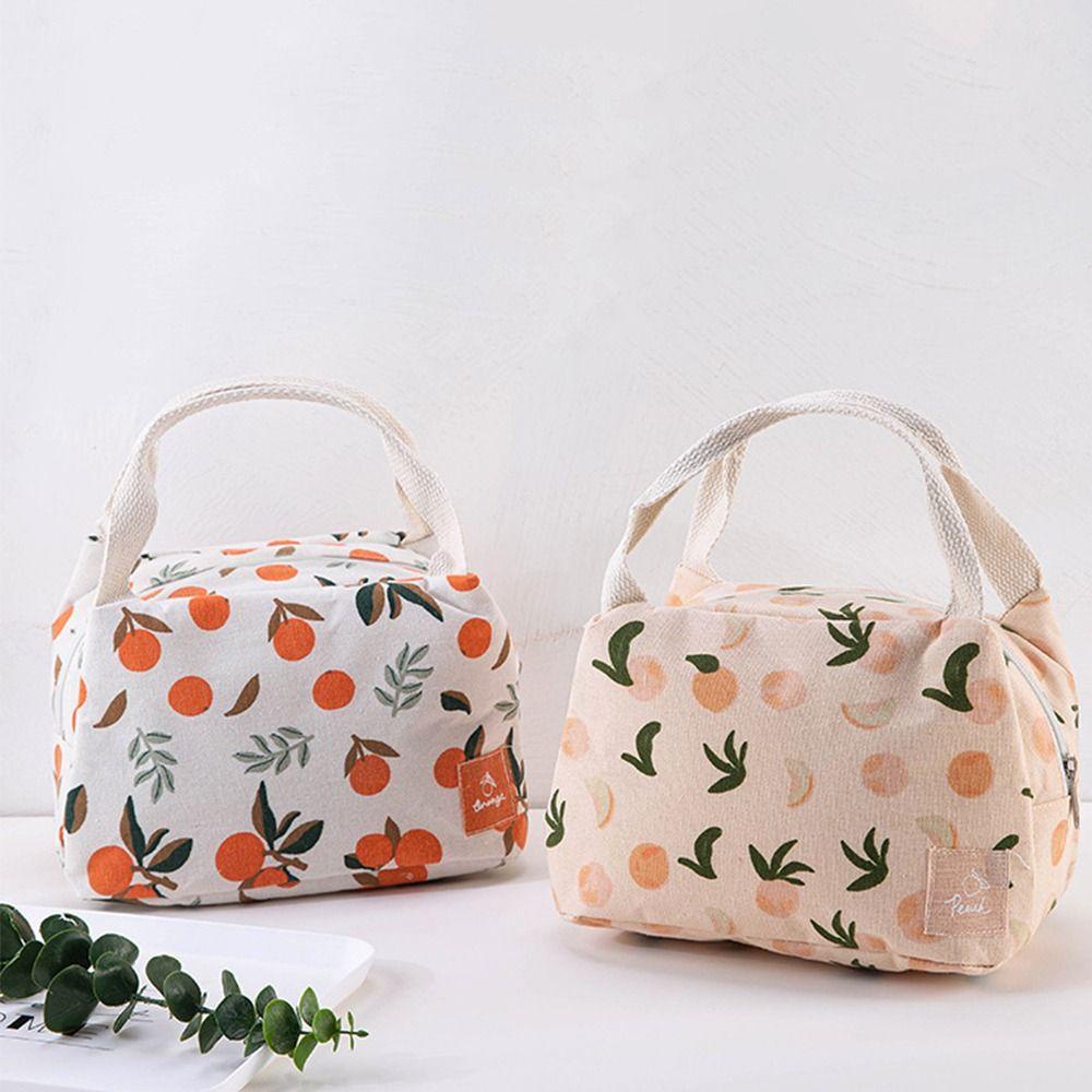 Túi Đựng Cơm Trưa Giữ Nhiệt Họa Tiết Trái Cherry Dễ Thương