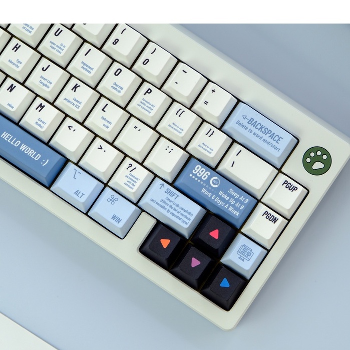 Keycap lập trình GMK, 129 phím PBT Keycaps Cherry Profile DYE-SUB Cá nhân hóa GMK Keycaps cho bàn phím cơ