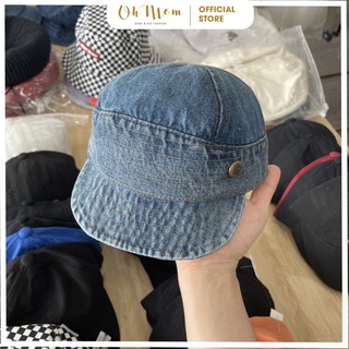 mũ lưỡi trai jeans mềm cho bé - ohmomkids