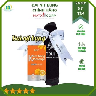 Đai nịt bụng thời trang MATXICORP, đai định hình giúp eo thon dáng đẹp, tan mỡ bụng