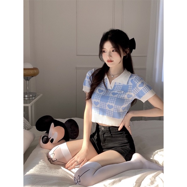 💥💥 ÁO POLO CROPTOP TRÁI TIM ĐỘC LẠ CÁ TÍNH ✨
