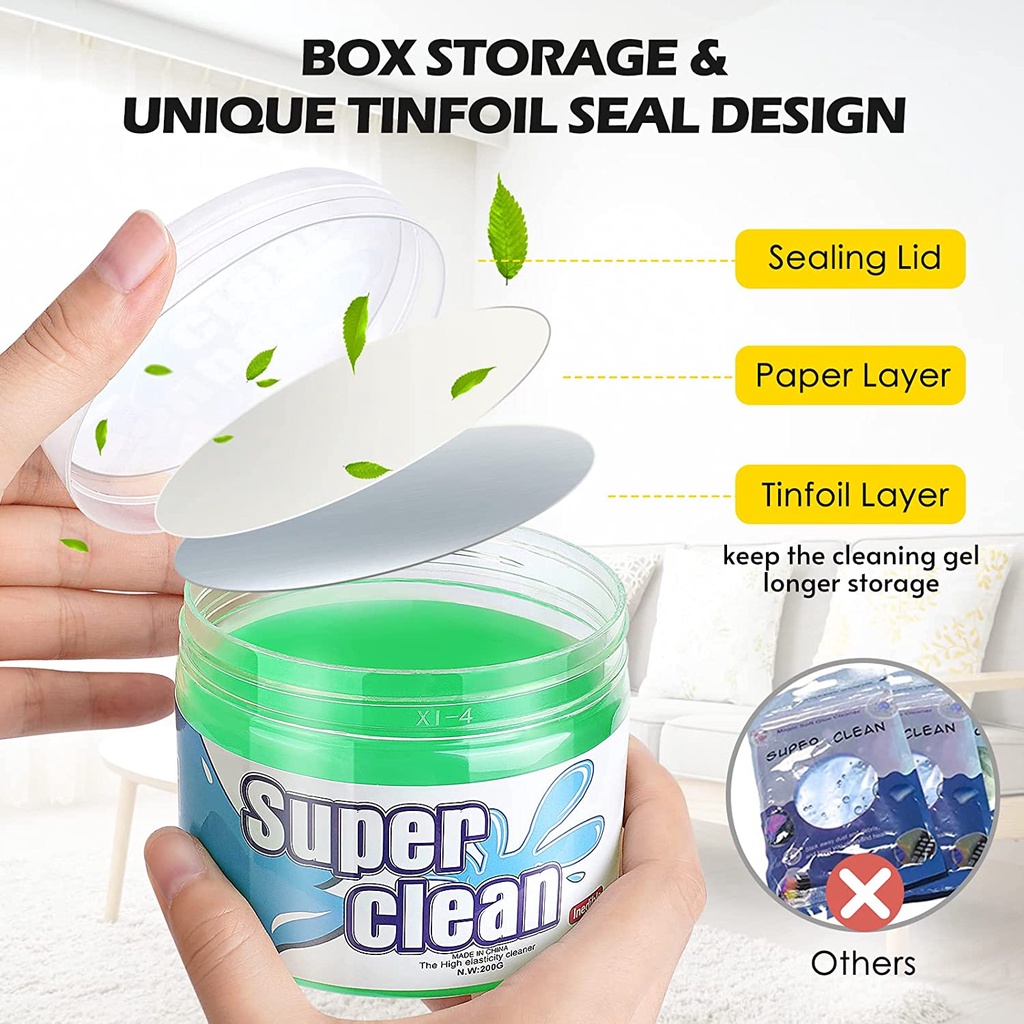 Chất Nhờn Ma Thuật Làm Sạch Bụi Bẩn Cho Bàn Phím Xe Hơi