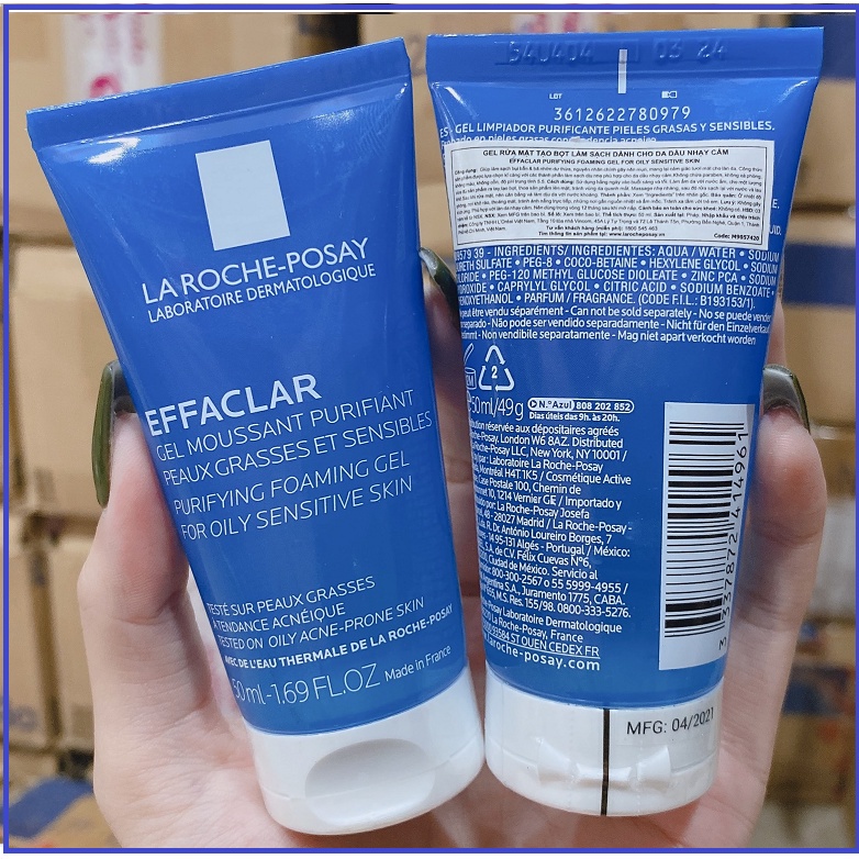 Sữa rửa mặt Laroche posay 50ml