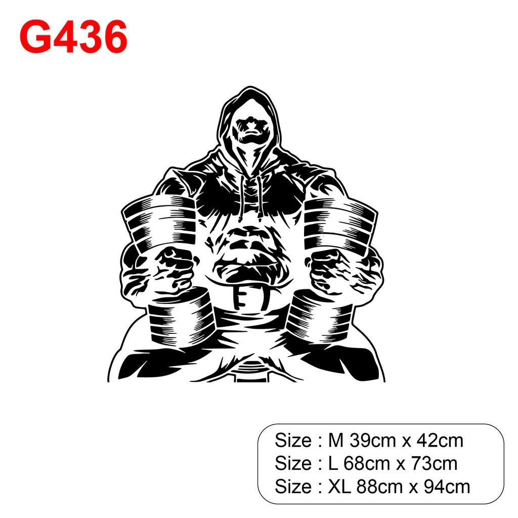 Decal dán trang trí phòng GYM, tạo động lực cho khách, thu hút khách hàng, tạo điểm nhấn trong phòng GYM P9