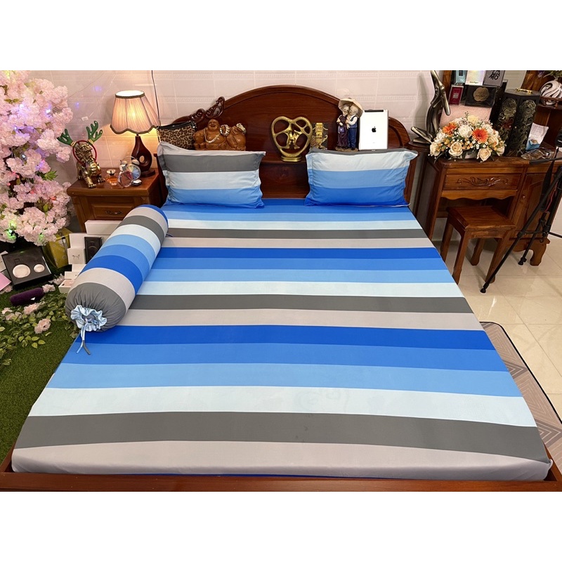 Bộ chăn ga gôí thun 3D hàn quốc  siêu rẽ