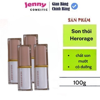 Son Thỏi Lì HERORANGE Thiết Kế vỏ Be trong Suốt, bền màu Lâu trôi