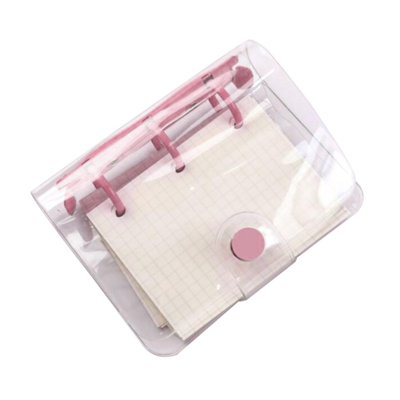 Sổ Tay 3 Lỗ Mini Bằng PVC Trong Suốt Tiện Dụng