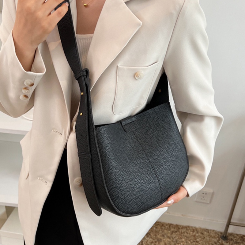 Túi Đeo Chéo Màu Trơn Đơn Giản Thời Trang Cho Nữ