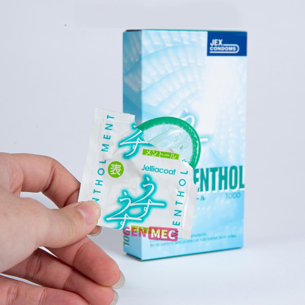 Bao cao su Jex Menthol bạc hà mát lạnh Hộp 12c XMARVEL