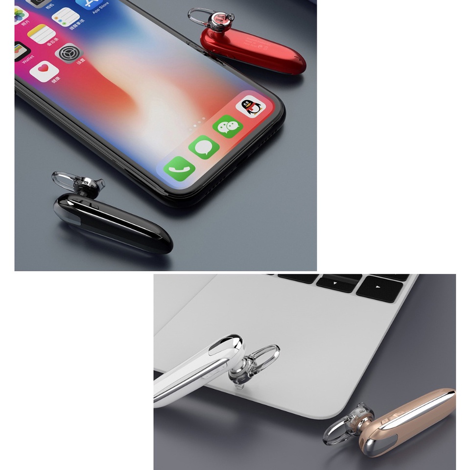 GiGiBomstore Tai nghe Bluetooth, mTai nghe không dây X8 Chống nước, Pin 300mAh, Nói 48 giờ, Nghe nhạc 36 giờ