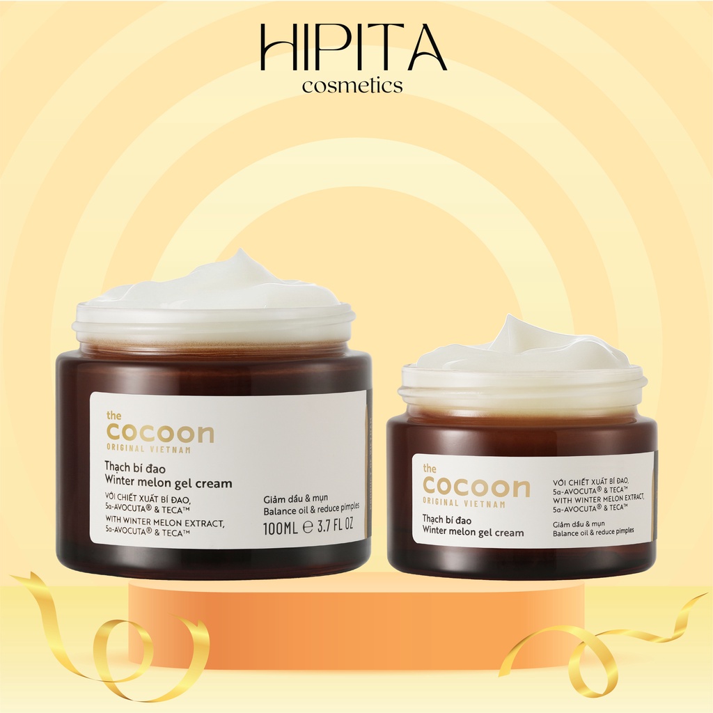 Thạch Bí Đao Cocoon, Kem Dưỡng Ẩm, Giảm Mụn Winter Melon Gel Cream