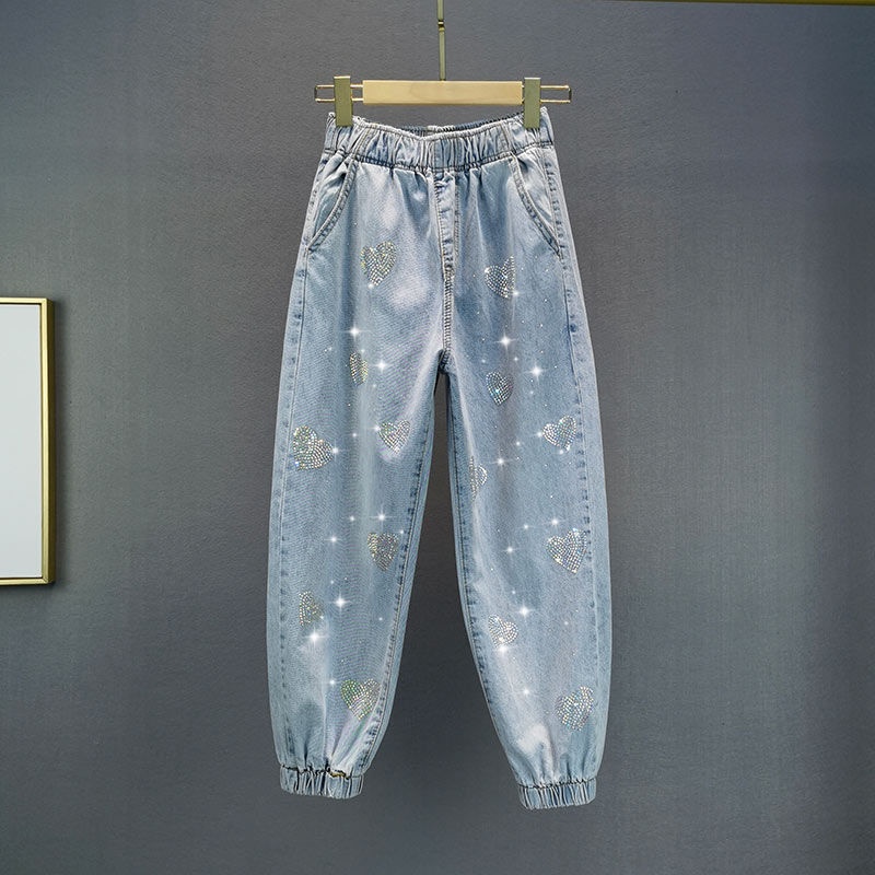 Quần Jeans Lưng Cao Dáng Rộng Thời Trang Xuân Thu 2023 Cho Nữ