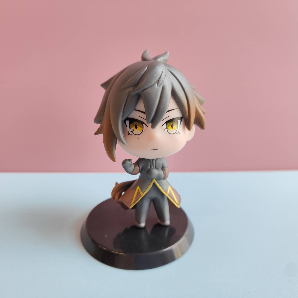 Bộ 6 Mô Hình Nhân Vật Jason Genshin Va Chạm Keqing Zhongli Xiao Qiqi Ganyu Tartaglia