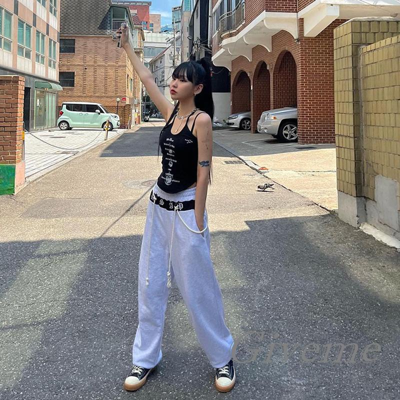 Áo Thun Không Tay In Chữ Givenme Thời Trang Mùa Hè Dành Cho Nữ