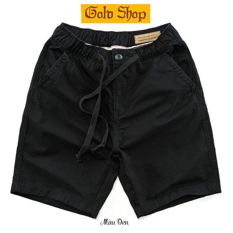 Quần short nam quần ngắn nam kaki có dây kéo phong cách trẻ trung