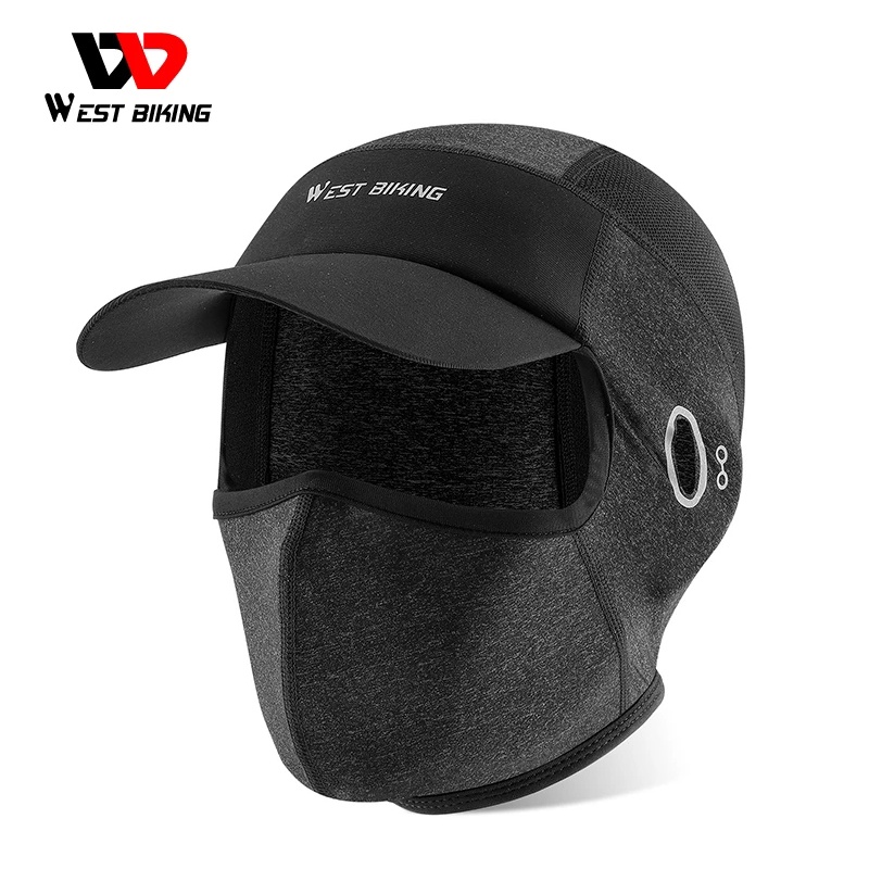 Mũ trùm đầu kiêm khẩu trang WEST BIKING che toàn bộ khuôn mặt bằng lụa lạnh chống nắng thoáng khí bảo vệ tiện lợi