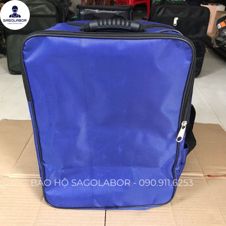 Túi đơn đựng đồ nghề dụng cụ vải dù dày lót nhựa cứng 40x30x20cm dành cho thợ điện lực EVN