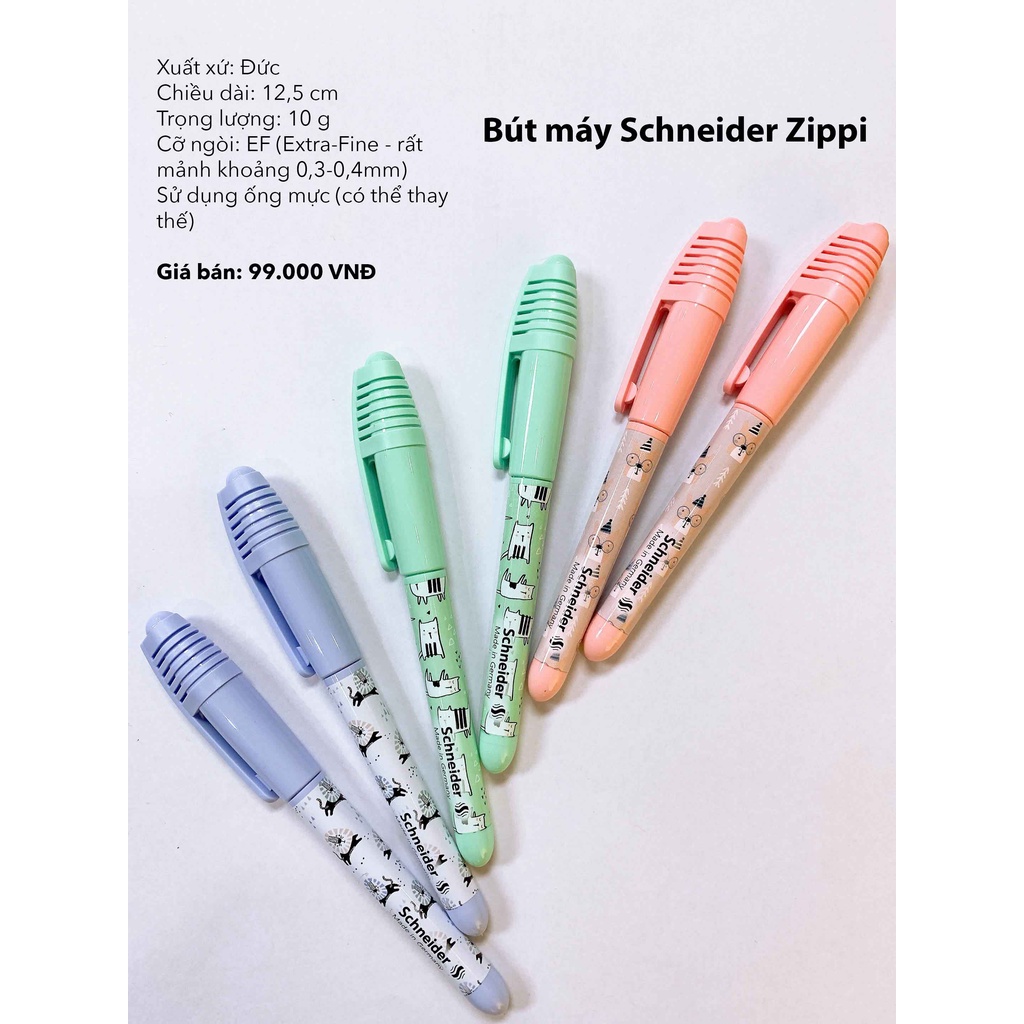 Bút máy Schneider Zippi - light pink EF