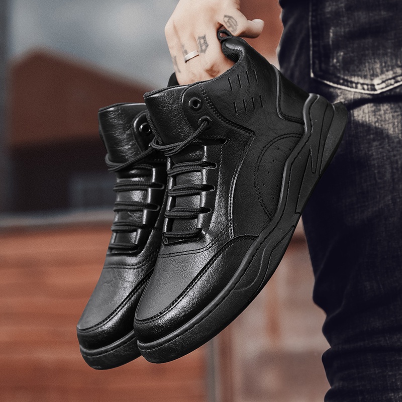 [ZY Martin boots Martin] Giày Bốt Nam. Giày Boot Phong Cách Trẻ Trung Cá Tính Dành Cho Nam Giày Boot Phong Cách Trẻ Trung Cá Tính Dành Cho Nam Áo Mưa Chống Thấm Nước Tiện Dụng Dép Quai Ngang Chống Trượt Thời Trang Găng Tay Chống Mòn Chống Mòn Chất Lượng C