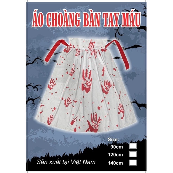 Áo Choàng Nhện/Bí Đỏ/Bộ Xương/Ma Cà Rồng Đồ Chơi Trang Phục Hoá Trang Halloween