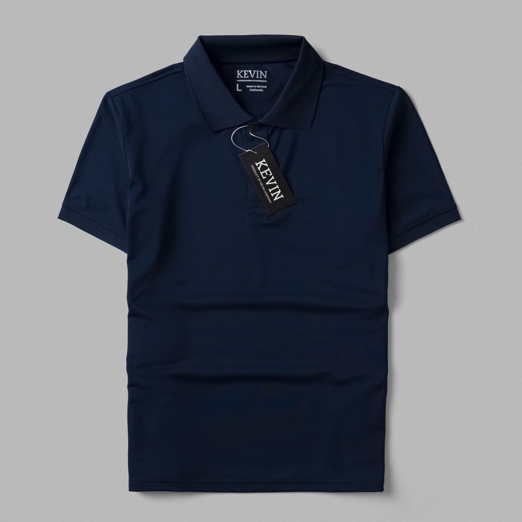 Áo thun nam POLO trơn vải cá sấu cotton cao cấp KEVIN ngắn tay cực sang trọng