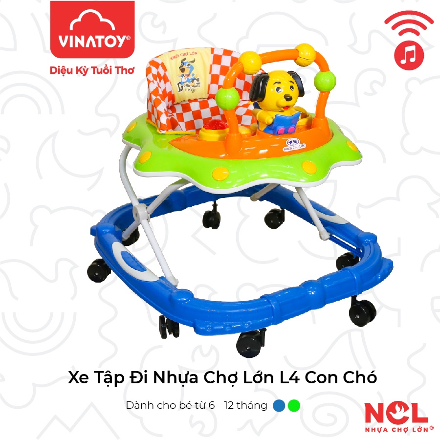 Xe Tập Đi L4 Con Chó (Có nhạc) Dành Cho Bé Từ 6 12 Tháng M1638BXTĐ