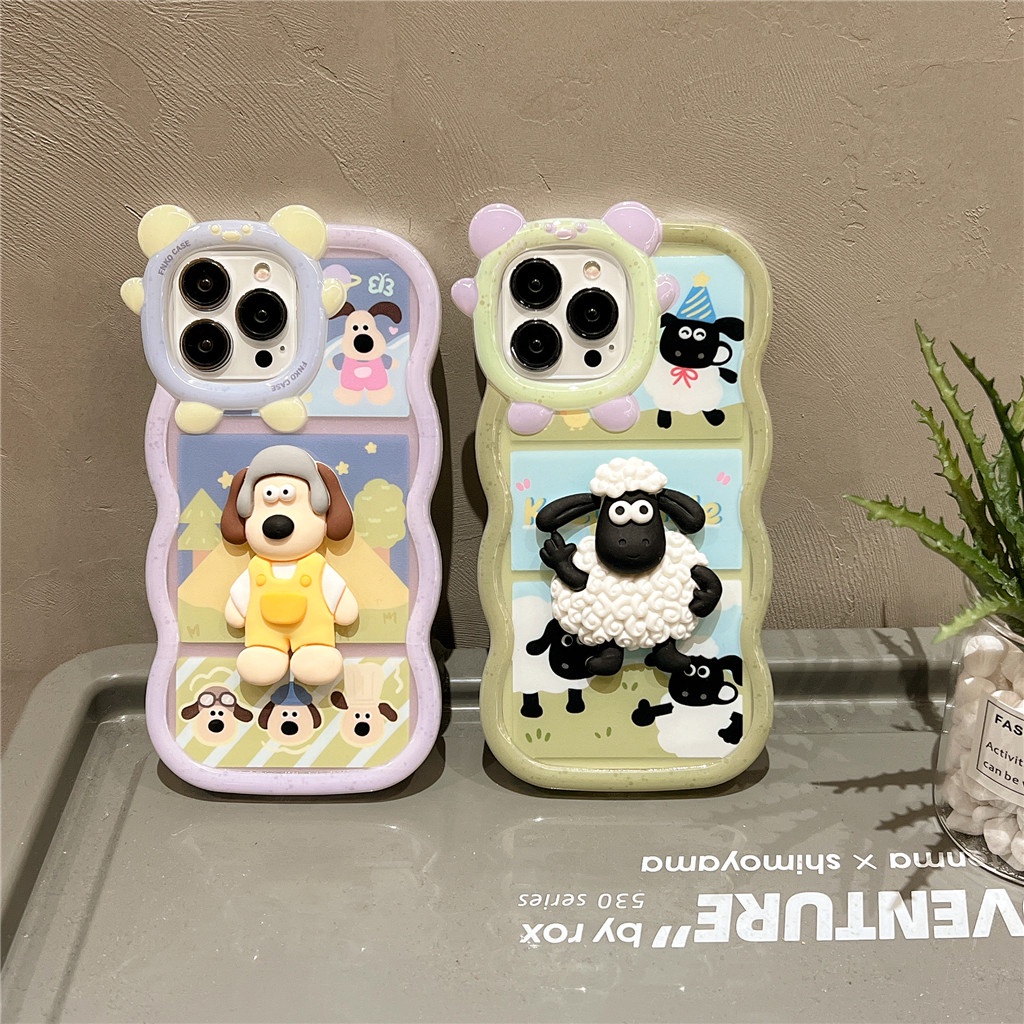 Ốp Điện Thoại TPU Mềm Trong Suốt Họa Tiết Gợn Sóng Cho iphone 14 Pro Max 13 Pro Max 12 Pro Max