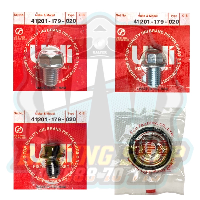 Ốc Xả Nhớt Nam Châm Uni Cho Xe Honda, Yamaha Exciter 135, Ex 150, FZ, TFX, R15 V3, MT15 (Universe lực hút tương tự Kozi)