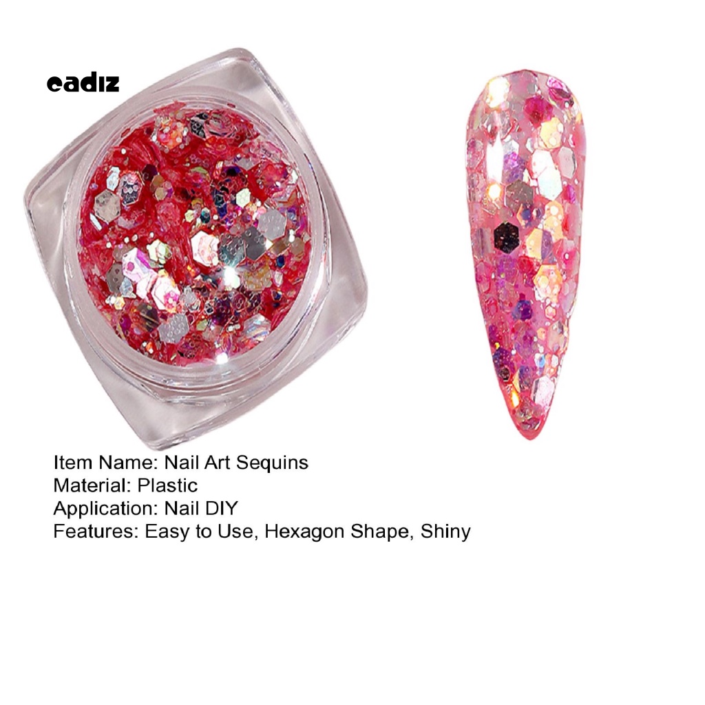 1 Hộp Hạt Kim Sa Chống Trầy Trang Trí Móng Tay