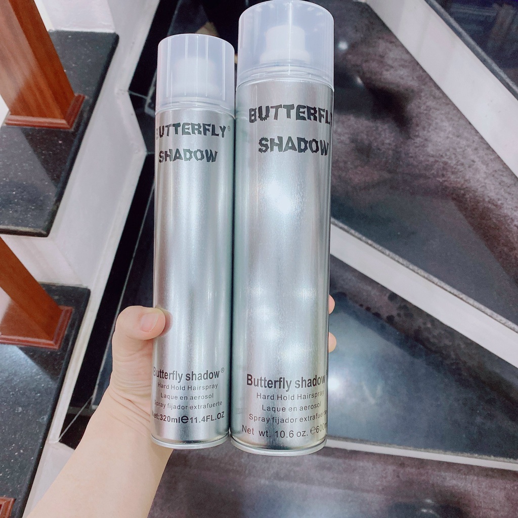 GÔM XỊT TÓC NAM NỮ BUTTERFLY SHADOW 150/320/600ML