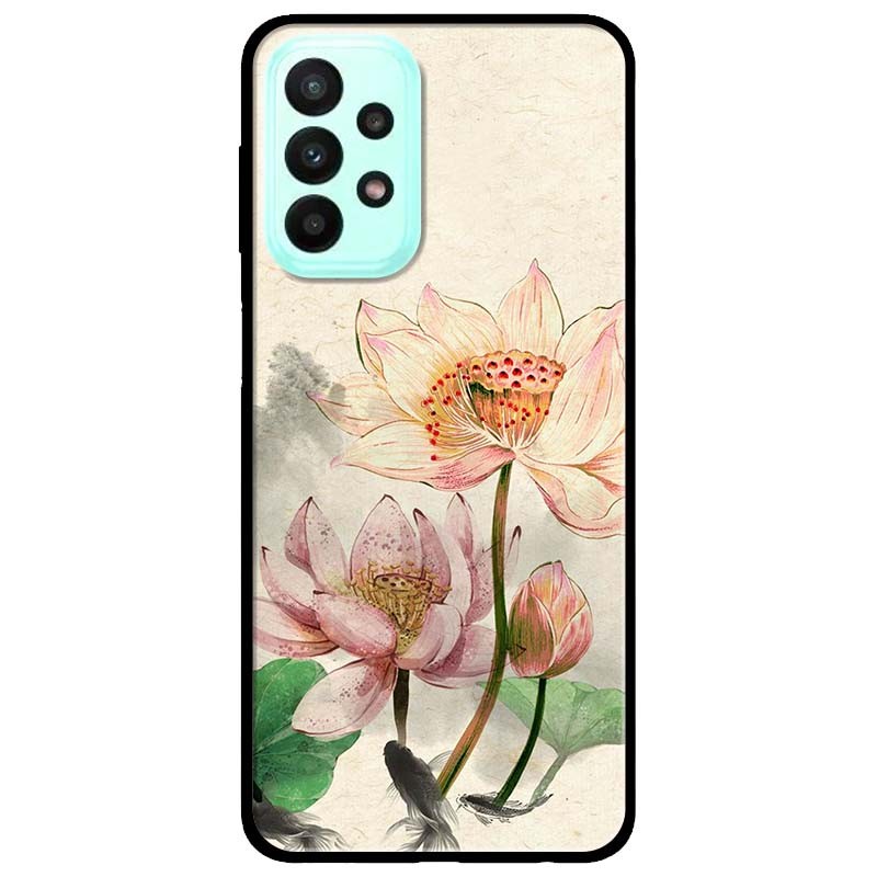 Ốp lưng dành cho Samsung A23 - A53 - A73 - A32 - A52 - A72 mẫu Hoa Sen