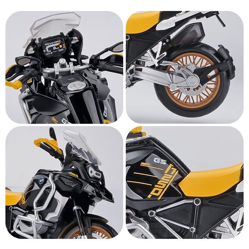Mô Hình Xe Mô Tô BMW R1250 GS Bằng Hợp Kim Tỉ Lệ 1: 12